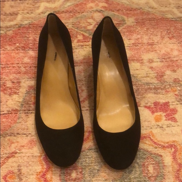 Jcrew new black suede pumps - Picture 2 of 4